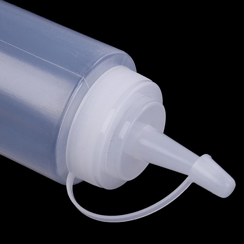 Кухонная пластиковая бутылка для салата 8 унций для соуса, уксуса, масла, кетчупа