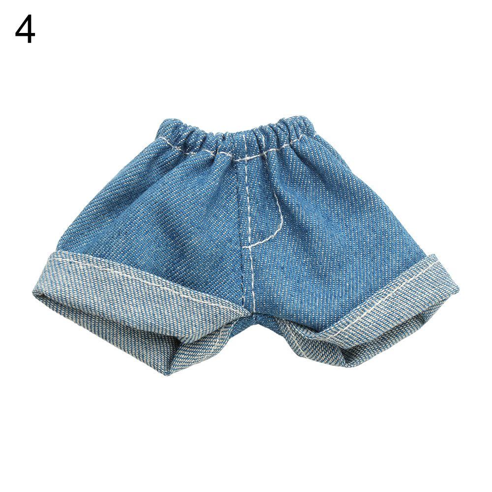 Dolls Trousers Doll Pants Shorts Casual Wears T-shirt Doll Clothes Accessories Doll Jeans Trousers