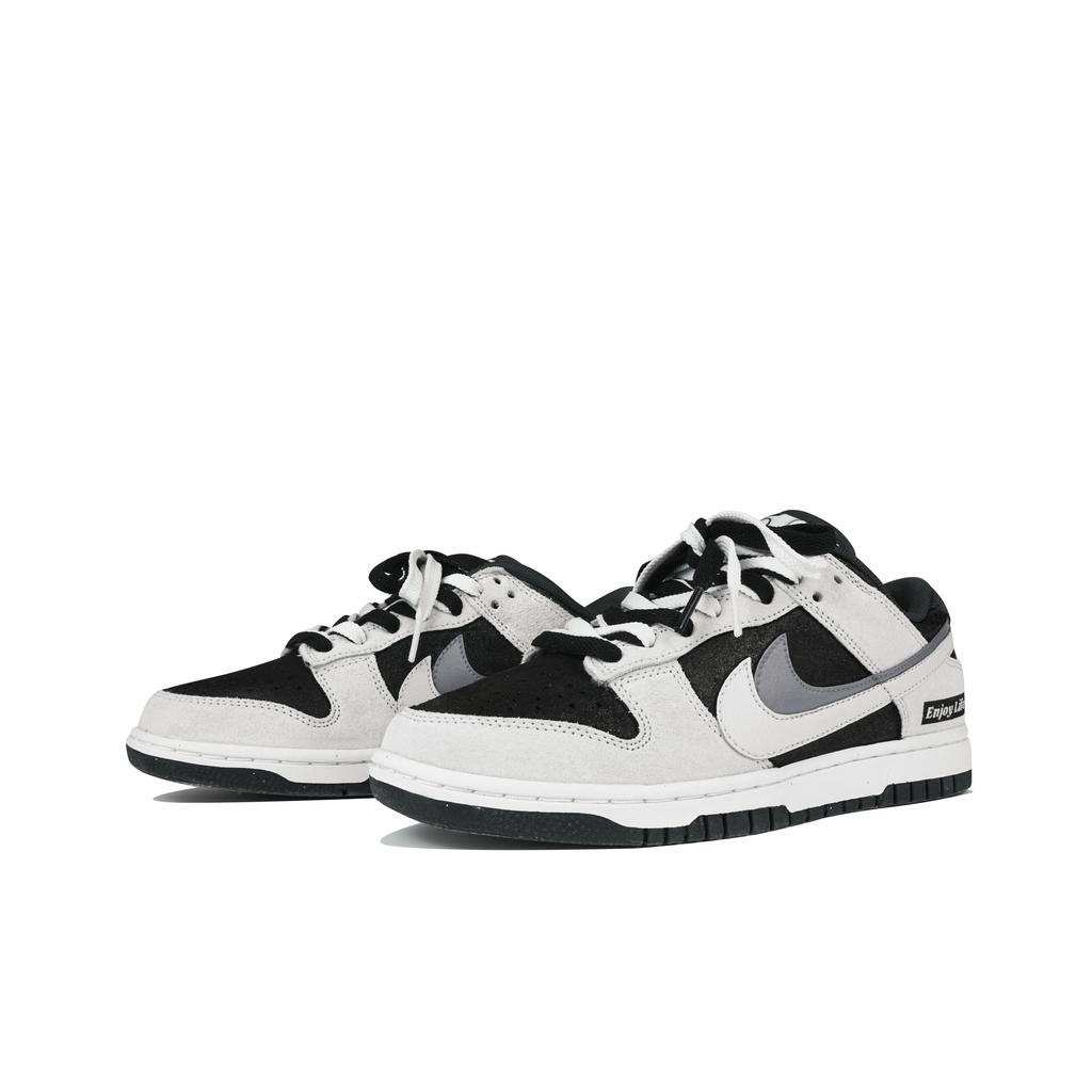 Nike Dunk Slip Resistant Cushioning Abrasion Resistant Low top Skateboard Shoes Unisex Light Gray HV1800-101(Team-)-Random packaging bags