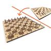 Мини Собранная Шахматная Доска Портативная Дорожная Деревянная Шахматная Доска с Отделениями для Хранения Детская