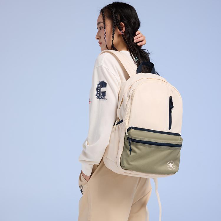 New Converse Polyester Backpack Regular Cream CV2443026PS-002