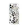 Чехол для телефона Nautical Anchor Wood для iPhone 5 5s 2020se 6 6s 7 8 plus x 10 XR XS 11 12 13 mini pro MAX черная задняя крышка из ТПУ