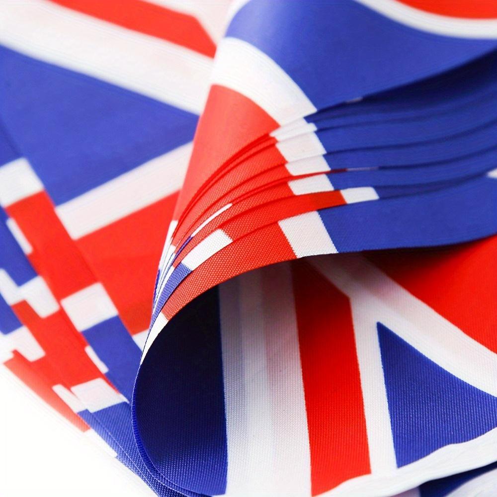 10m (32.8ft) 30 Flags UK British Flag String Flag Pennant Decoration Hanging Flag Pull Flag National Day Garden Decoration