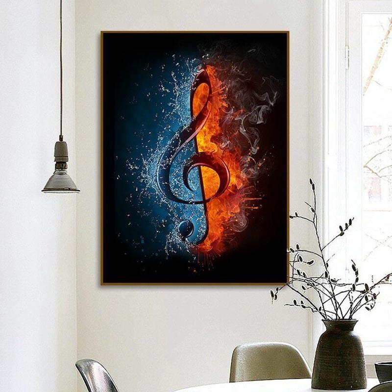Современная Креативная Музыка Холст Картины Настенные Плакаты Печать HD Картины Для Концерта Офис Гостиная Домашний Декор Без Рамки