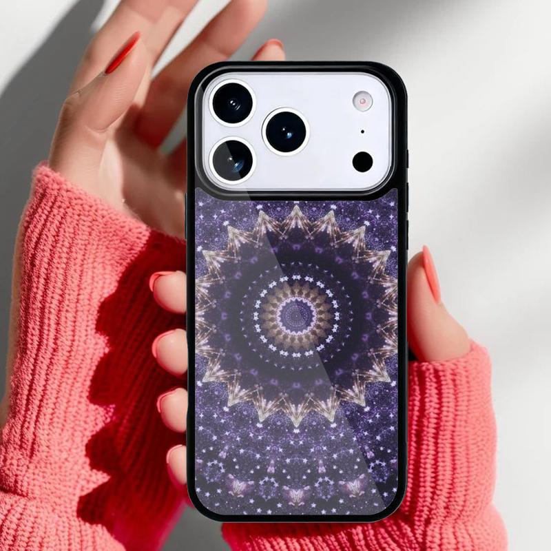 Bohemian Tie Dye Hippie Mandala Phone Case for iPhone 17 16 15 14 13 Pro Max Back Cover for 12 11 Pro Coque