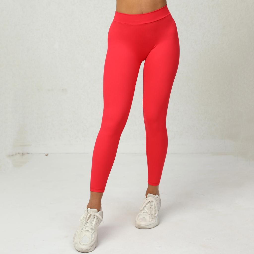 Chic V-Back Butt-Lifting Sports Leggings: Seamless Peach-Enhancing Yoga Pants