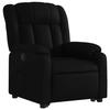 VidaXL Fauteuil Inclinable, Chaise de Relaxation avec Dossier, Siège avec Accoudoirs, Fauteuil TV de Salon, Moderne, Noir 3205264