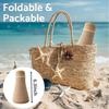 Open Top Women's Sun Hat Bohemian Style Straw Hat New Sun Visor Hat  Outdoor & Travel