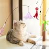 Cat Toys, Steel Wire Bells, Feather Elastic Steel Wire Rods, Cat Toys, Pet Supplies, Cat Toys