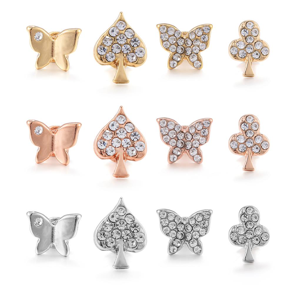 Металлические гвозди с бриллиантами, декоративное кольцо, браслет, подвески, ремешок, аксессуары, ремешок для часов, орнамент