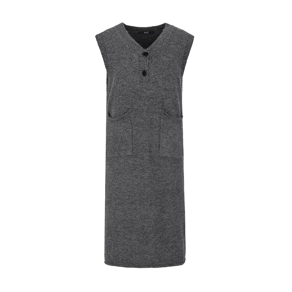 VISITINNEWYORK Pocket Vest Dress (Vycok71)