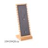 Bamboo Necklace Display Stand Wooden Multiple Necklace Easel Showcase Display Holder for Necklaces Jewelry Display Stand