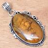 Pendant Wild Horse Jasper Gemstone Valentine'Day Gifted Silver Jewelry 2.25"