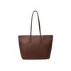 [Ailiyumo] Tote Bag Ladies Commute Business Bag A4 Large Capacity Bag Lightweight Waterproof With Zipper Plain Color Adult Elegant Independence PU