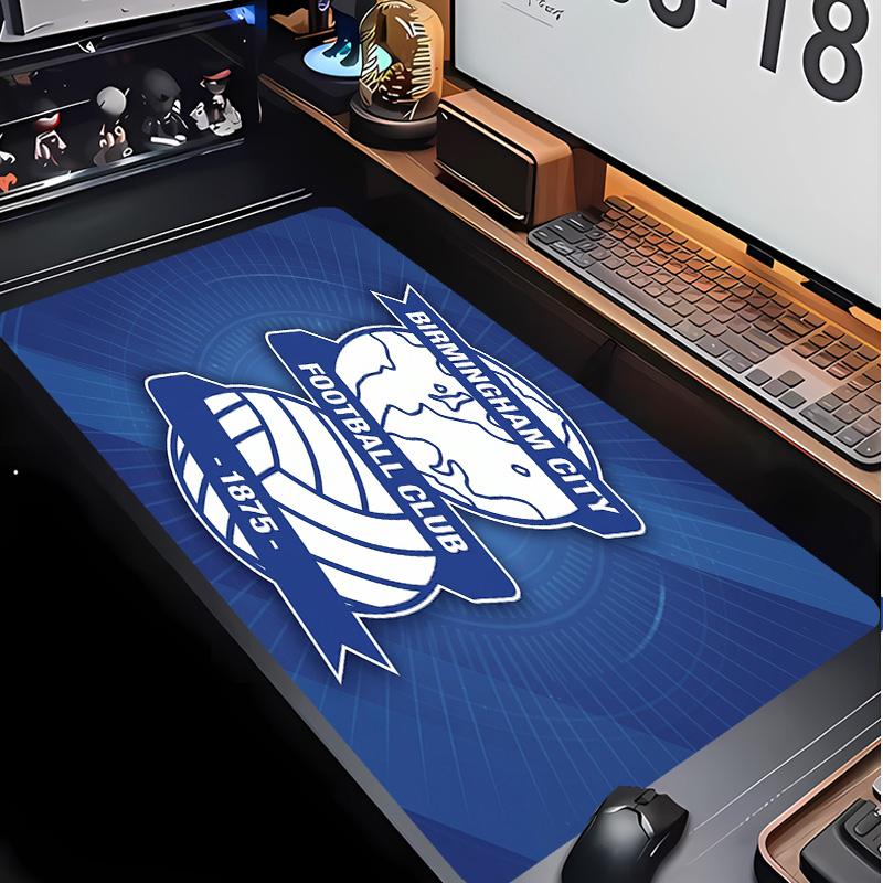 Birmingham City Football Pattern Mouse Pad Non?Slip Rubber Base Gaming Mousepad For Desk Office Home