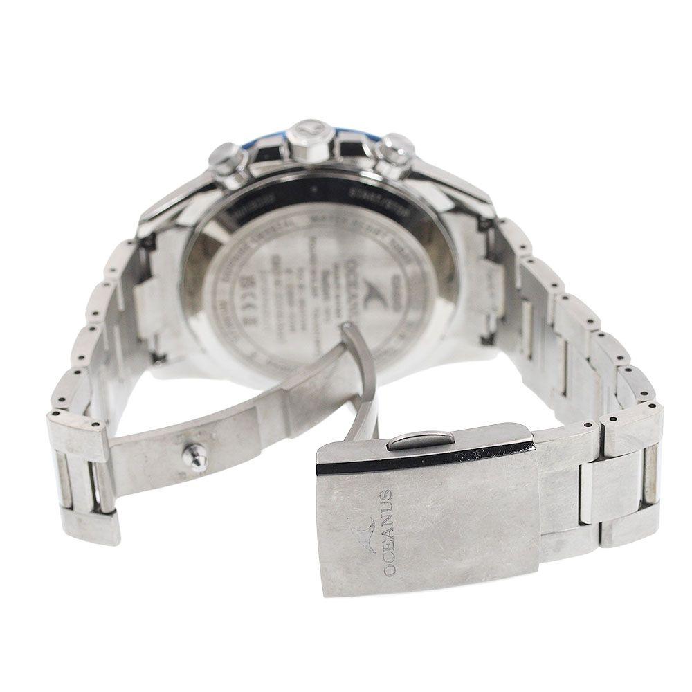 Used Casio CASIO OCW-T4000D-1AJF Oceanus Classic Line Day-Date Solar Radio Men's With Box and Warranty_965235