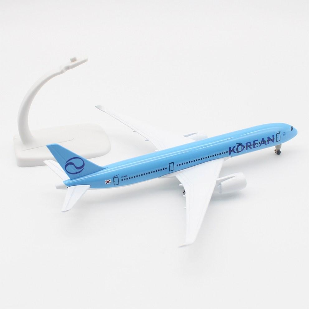 JJC Металлическая миниатюрная модель самолета - Korean Air A350 (Новая раскраска, 1:300, 20 см) - Коллекционные и декоративные