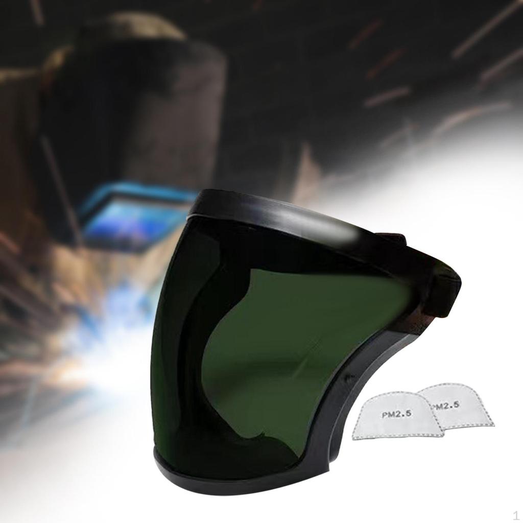 Full Face Shield Grinding for Cutting Weed Whacking