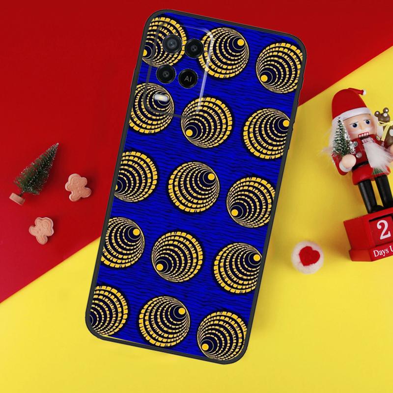 Чехол с африканским восковым принтом для Oppo A5 A6 Pro A15 A57 A17 A54 A74 A94 A76 A16 A96 A40 A60 A80 A18 A38 A58 A78 A98