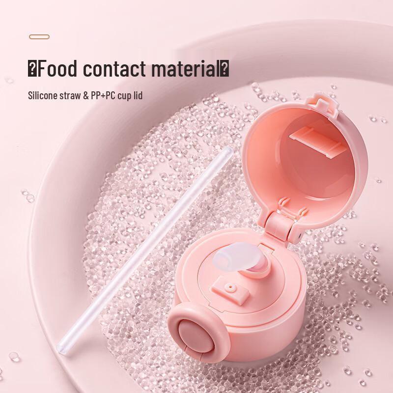 FGA Portable 316 Stainless Steel Insulated Straw Water Bottle