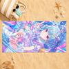 Vtuber Shizuku Hyodo Полотенце Быстросохнущее Впитывающее Пляжное Полотенце для Спорта, Фитнеса, Плавания и Активного Отдыха
