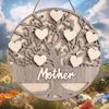 2d Flat 20*20cm, Mother Wooden Decorations, Mother's Day Atmosphere Decoration, Desktop Ornaments, for Club, Cafe, Garden, Bar Decor.