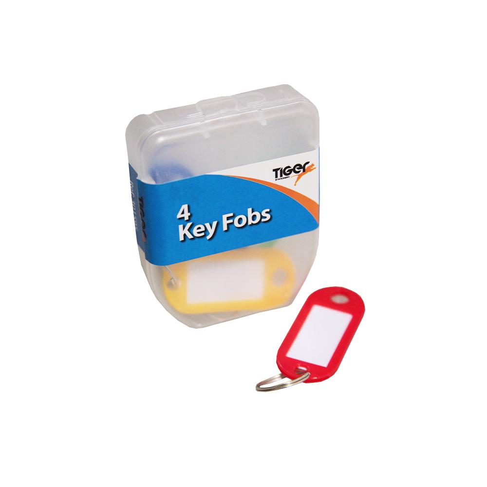 Tiger Stationery Essential Keyring (Pack of 4)