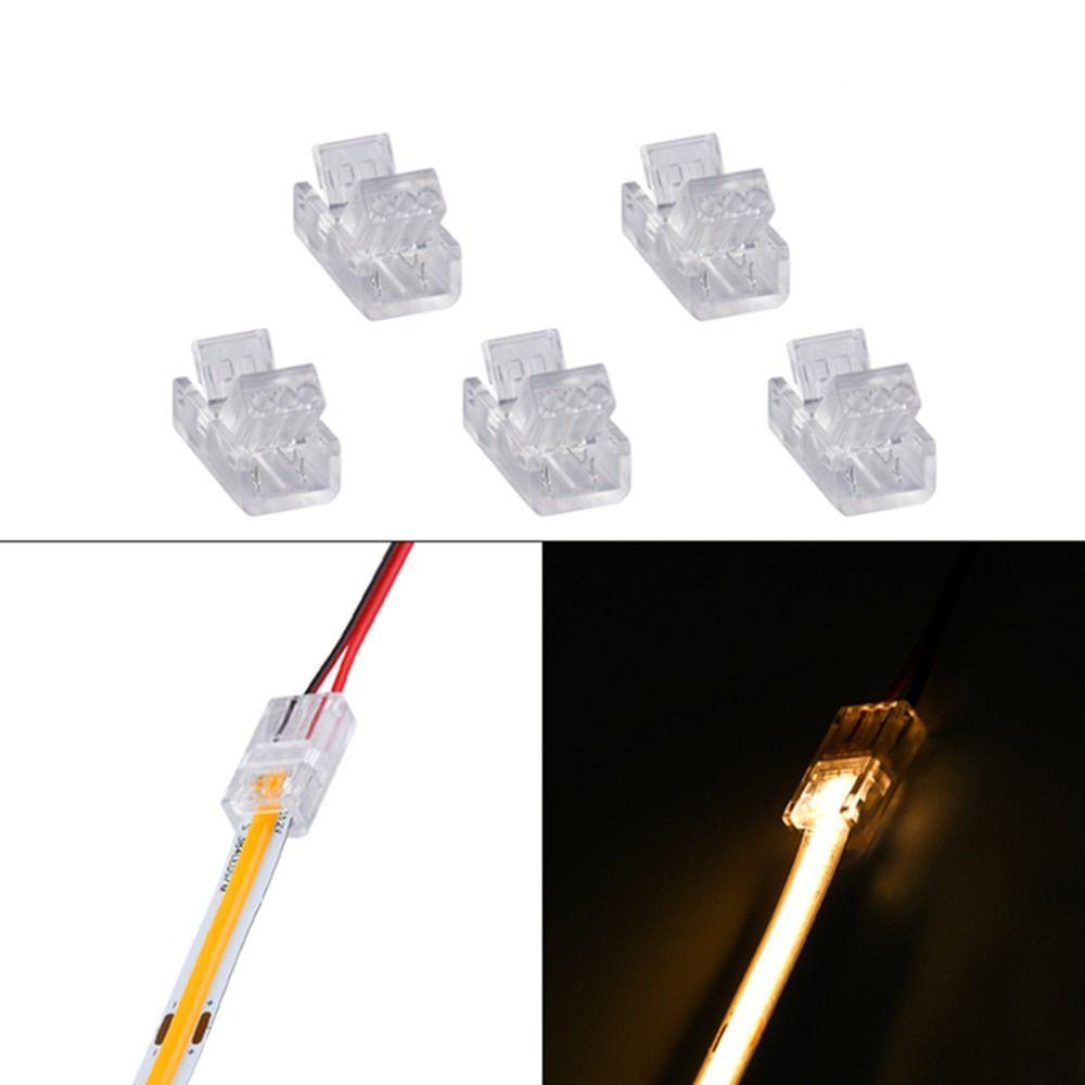 10mm Corner Connectors Lights Fixed Clamp LED Connectors LED Strip Connector COB Strip Connector
