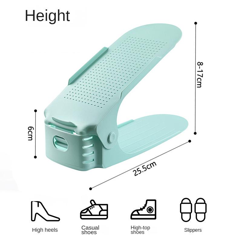 Регулируемая полка для обуви, органайзер для обуви, подставка для хранения обуви, экономящая место, держатель для шкафа, кронштейн, стеллаж для хранения