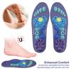 Yousheng 1 Pair Orthopedic Acupressure Insoles Pain Relief Lightweight Reflexology Massage Insoles Comfortable Foot Support