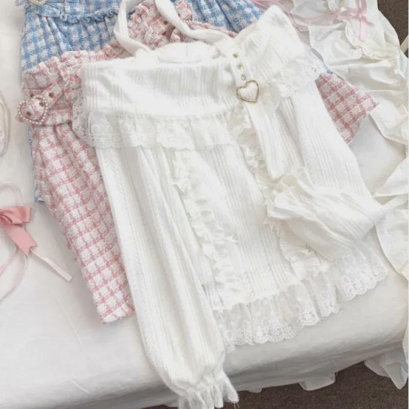 Z Light Snowberry одно плечо сердечко пряжка халтер воротник длинный рукав трикотажный свитер