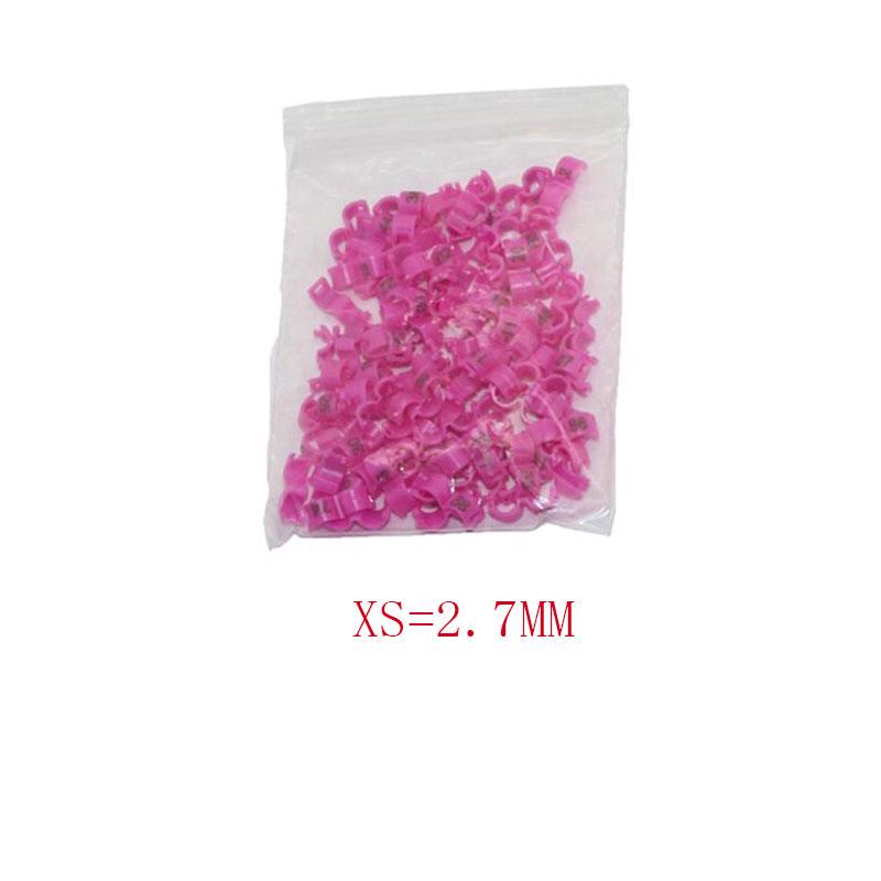 100 Pcs Colorful Bird Canary Rings 2.7mm 3mm 4mm 4.5mm 5mm Pigeon Outdoor Training Identification Foot Ring