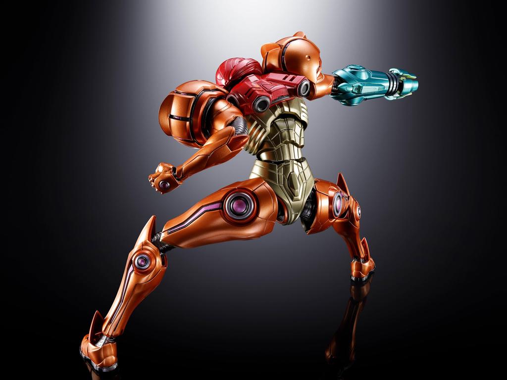 Tamashii Nations Super Alloy Самус Аран Metroid Prime 4 Beyond Вер.. Подвижная фигурка 210 мм АБС-пластик, литье под давлением, ПВХ, окрашенная
