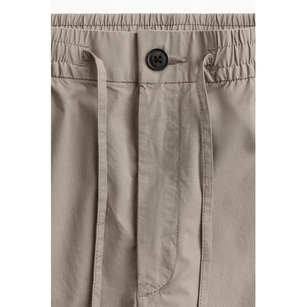 Повседневные брюки-джоггеры HM Regular Fit, бежевые