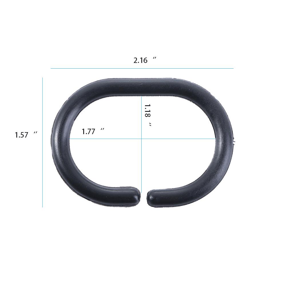 Room Bathroom Bathroom Accessories Replacement Loop Clip Curtain Rings Hooks Rings Curtain Hook