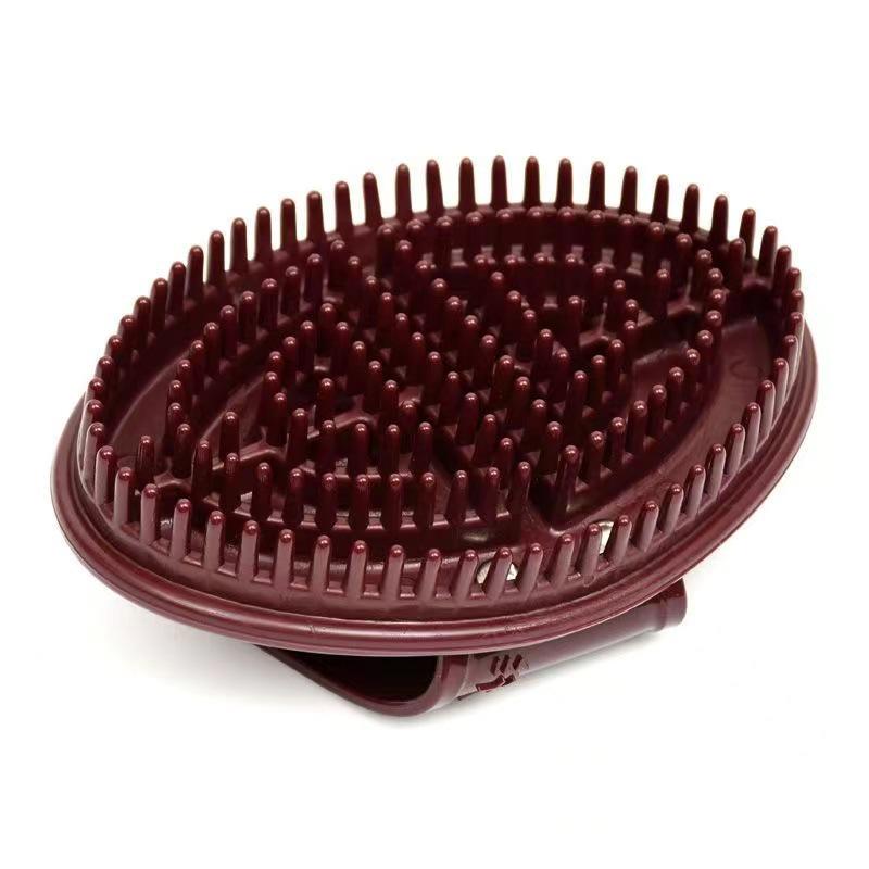 Silicone Beauty Leg & Body Meridian Massage Brush with Essential Oil Compatibility for Waist & Abdomen