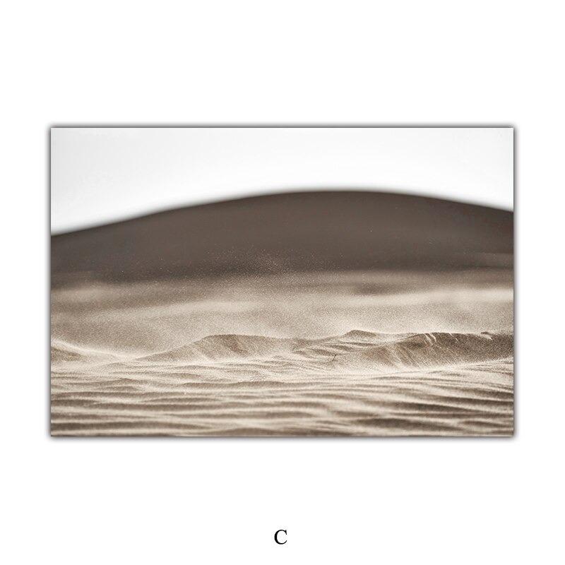 Семена цветов пустыни Скандинавский природный ландшафт Постер Фреска Настенное искусство для пар Бохо Нордический декор настенные картины Идеально для
