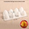 Easter Egg Silicone Mold for Goose, Duck, and Bird Shapes - French Flower Design Cake Mousse Mold