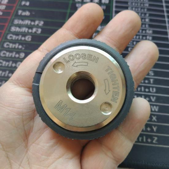 Углошлифовальная машина Фланцевая гайка M14 Быстросъемная стопорная гайка Самоконтрящаяся фланцевая гайка Резьба 5/8 Запасные части для шлифовальных дисков