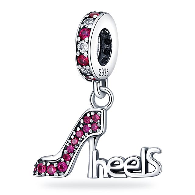 Новинка 2022 года, стерлингового серебра 925 пробы, розовая серия, кулон в виде бабочки, светлячка, изящные бусины своими руками, подходят для оригинального модного браслета, ювелирные изделия