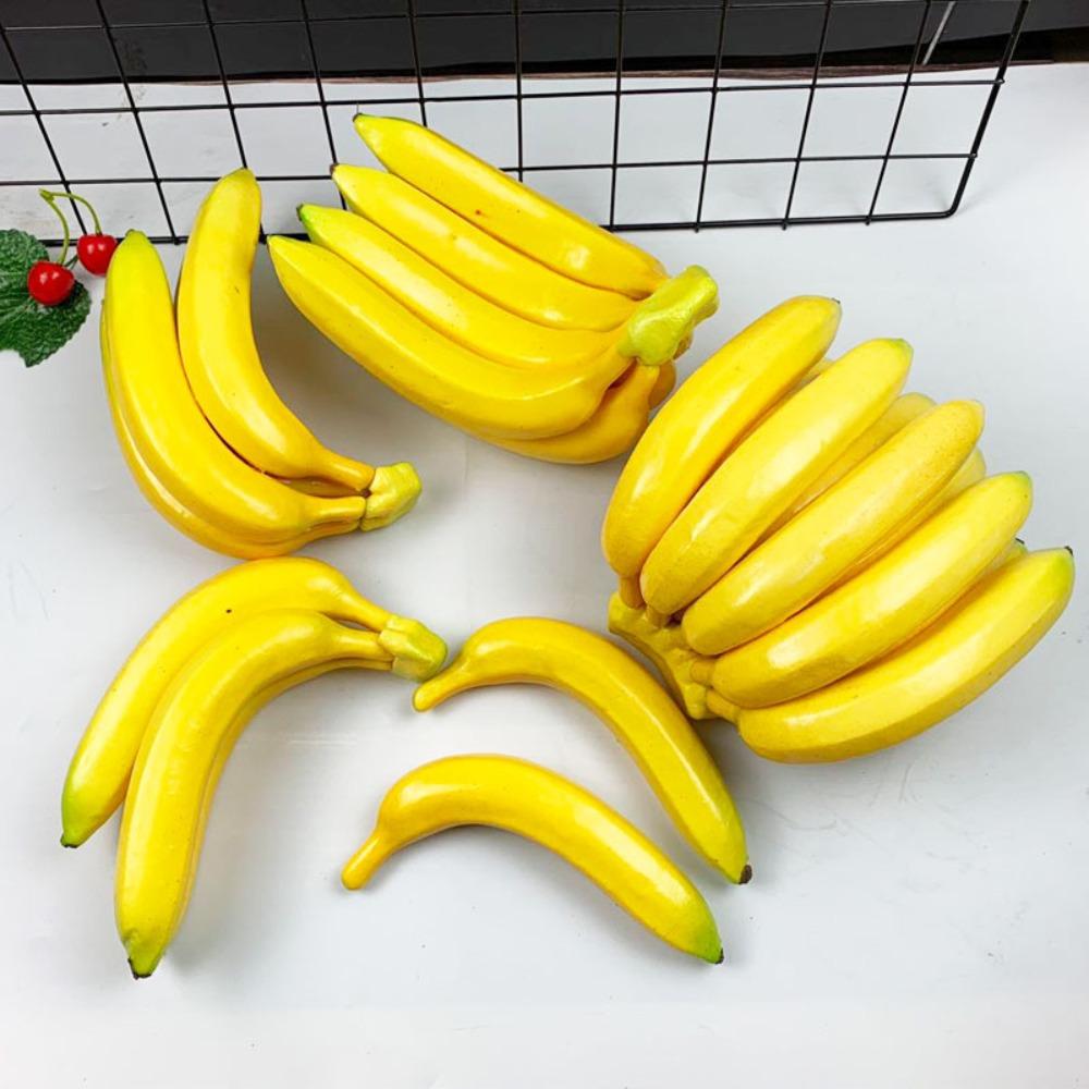 Simulated Decorative Funny Practical Fruit Shop Decor Artificial Banana Party Shooting Props Fruit Model Simulation Fruit