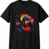 Neon Wyvern Dragon Mens Womens T-Shirt Fantasy Art Unisex Novelty Gift Tee Funny