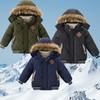 Children Winter Jacket Coat Hooded Coat Fashion Kids Boys Warm Clothes Plush Jacket Boys Coat Jacket Coats Fleece Hooded Jackets