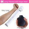 Огромный USB перезаряжаемый массажный вибратор с волшебной палочкой, AV Stick, 10 скоростей, массаж тела, стимуляция точки G, секс-игрушка для женщин