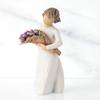Surprise Willow Tree Statue, Bouquet of Tulips, Cute and Stylish Figurine, 12.7cm Tall