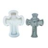 3D Virgin Candle Silicone Mold Cross Resin Molds DIY Aromatherapy Candle Making Gypsum Mold for Religious Enthusiasts