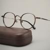New Small Round Titanium Eyewear Brand Design Men Women Oval Eyeglasses Vintage Adjustable Nose Pad Widened Frames