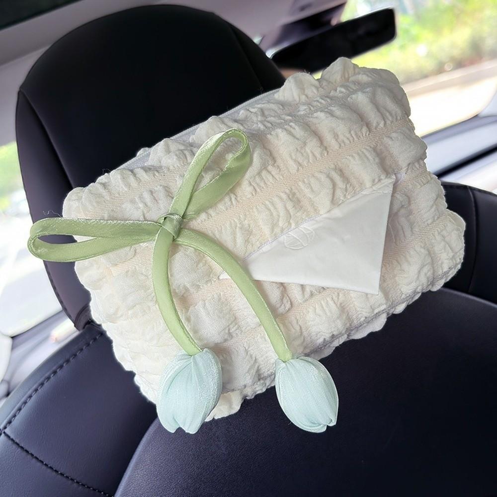 Hanging Paper Box Soft Car Interior Decoration Portable Tissue Box