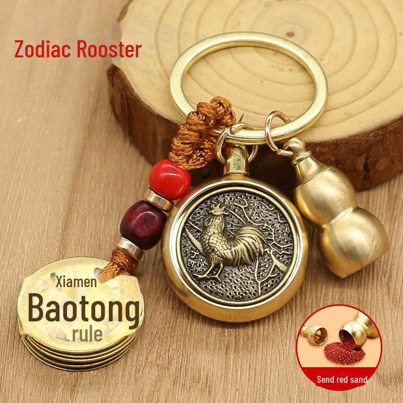 «Подвеска-брелок в виде змеи-хранителя с двенадцатью знаками зодиака, вращающимся орнаментом в виде пяти императоров и Будды»