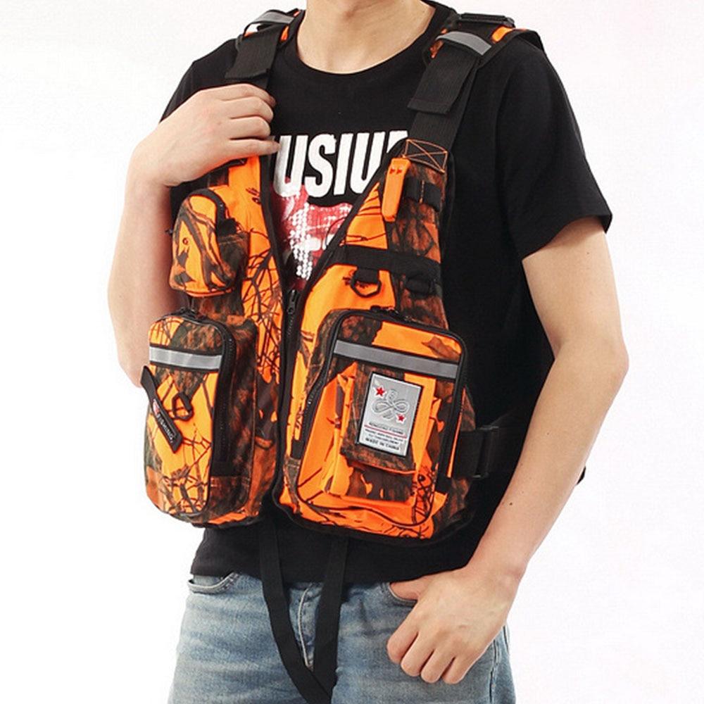 Дышащий жилет для рыбалки, рюкзак для выживания на открытом воздухе, защитная куртка с несколькими карманами, жилет для рыбалки и фотографии, водонепроницаемая куртка для рыбалки